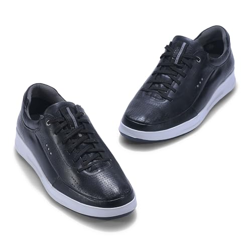 Image of Woodland Men Black Casual Sneaker