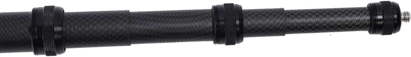 Inov8 Perche à Selfie Extra Longue et légère en Carbone Extensible Invisible pour Insta360 X2/X3/X4/X5/Ace Pro et DJI/GoPro/caméras d'action/Smartphones 5 m