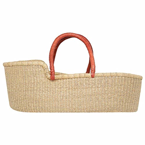 Image of Nature's Bassinet, Organic Moses Basket: Handmade Toddler Bed (Tanga Baskets1)
