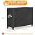 Kipiea 4FT Waterproof Firewood Storage Log Rack Cover, Heavy Duty 600D Outdoor Wood Storage Rack Cover with Buckles and Full-Length Hook & Loop Fastener, Tear-Resistant