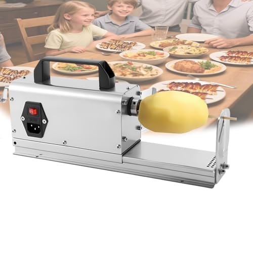 Máquina eléctrica para cortador tornado de papas en espiral