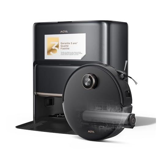 Mova Z60 Ultra Roller Complete : Aspirateur Laveur avec Technologie de Nettoyage HydroForce™, DuoSolution™, StepMaster™ 2.0, LiftPro™, AutoShield™ et Puissance d'aspiration de 28 000Pa