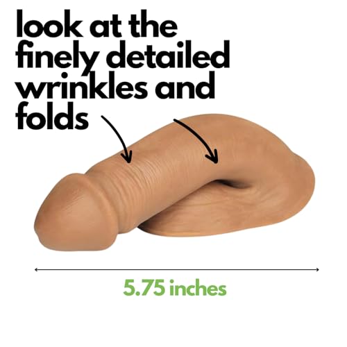Image of Fleshlight Packing Penis Medium Caramel | Ultra Realistic | Mr. Limpy | Packer Gear for Female to Male Transgender | 5.75 Inches