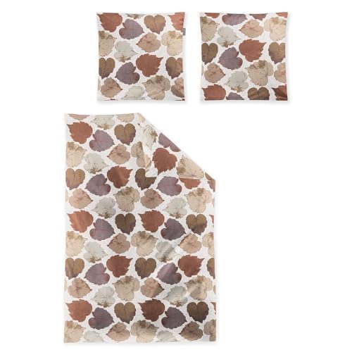 Irisette Edel-Feinbiber Bettwäsche Koala Kupfer 8533 1 Bettbezug 135 x 200 cm + 1 Kissenbezug 80 x 80 cm