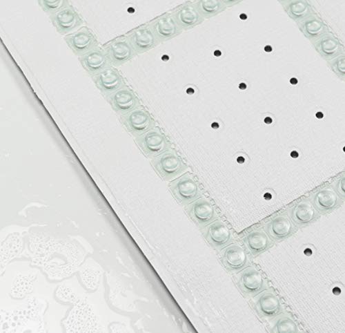 Sealskin Unilux Ant-Slip Mat, PVC, White, 35 x 0.3 x 90 cm