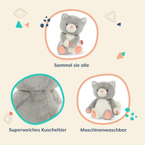 B. toys - Wolkige Cosmo - Plüsch Katze - Plüschtier - Superweiches Kätzchen - Leicht waschbar - 0 Monate +