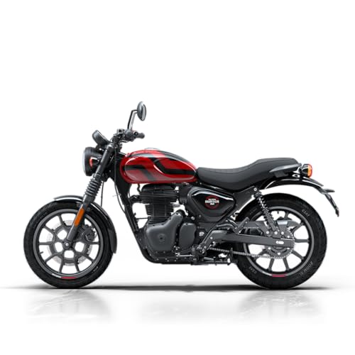 Image of Royal Enfield Hunter 350 with Disc & Alloy Wheels Motorcycle (London Red) Booking for Ex-Showroom Price