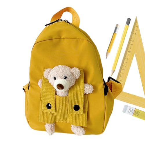 Sac à dos pour enfant jaune pour la maternelle et les loisirs