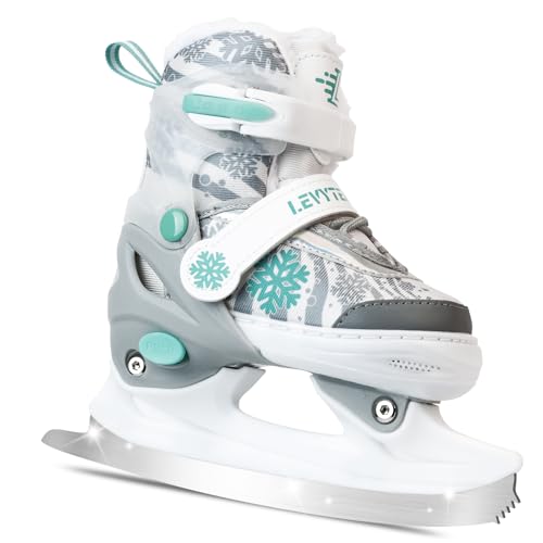 LEVYTEMP Adjustable Ice Skates for Kids