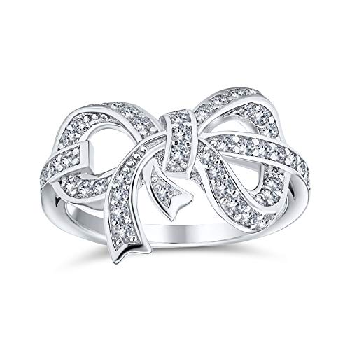 Bague de mariage personnalisable en argent et CZ pour fête de Noël