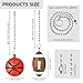 SHIFANQI Ceiling Fan Pull Chain, 2 Pack Basketball & Rugby Fan Pull Chain Extension,12 Inches Ball Beads Decorative Fan Pull Extenders with Connector for Ceiling Fan Light and Lamp
