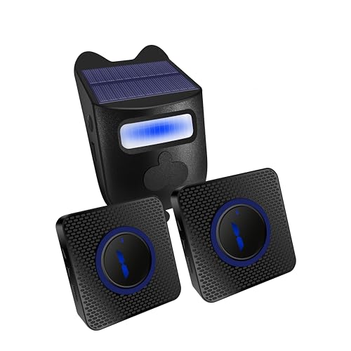 Solar Driveway Alarm with Dual Receivers