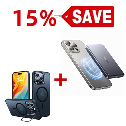 TORRAS Magnetic Case & Magnetic MiniMag Power Bank, 10,000mAh - Buy Together to Save 15%