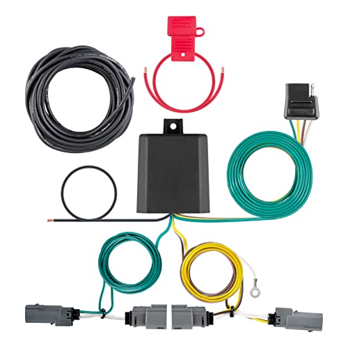 CURT 56465 Vehicle-Side Custom 4-Pin Trailer Wiring Harness, Compatible with Select F-150