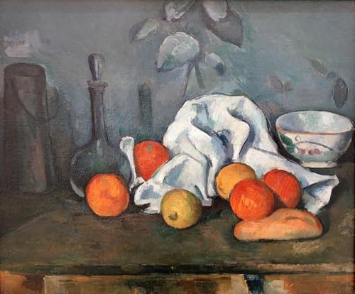 Tableau Image Fruits Cézanne Décoration Bureau Impressionnisme Chic 60x90