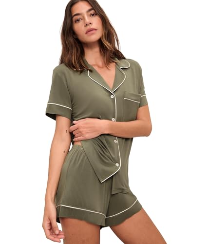 Image of Eberjey Gisele Rib Relaxed Short PJ Set
