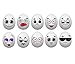 10x Oster Eier Set Aufkleber 9,5cm je Ei Gesicht lustig smileys Wandtattoo Deko Wand Ostern Osterei sticker Ostereiersuche Party 11Y004
