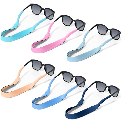 Image of Flutesan Sunglasses Strap Floating Neoprene Eyewear Retainer Anti Slip Adjustable Sports Eyeglasses Strap for Outdoors Sports