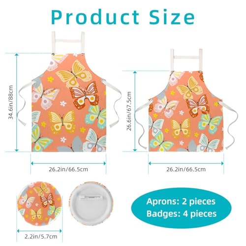 Tablier de cuisine lot de 2 pour restaurant et nettoyage - 2