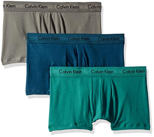 Image of Calvin Klein Cotton Stretch 3 Pack Low Rise Trunks