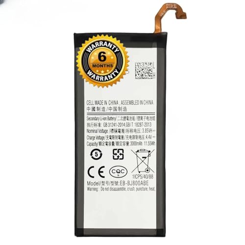Image of THE BATTERY STORE Original EB-BJ800ABE Battery for Samsung J8 2018 | A6 | On6 | J6 Battery with 6 Month Warranty ** (PP13)