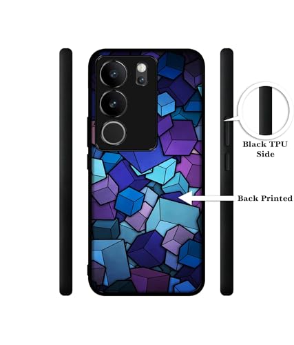 Image of Color Box Design Premium 2D Printed Metal Back Case Cover for Vivo V29 5G / V29 Pro 5G