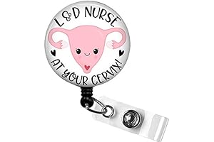 Labor and Delivery Badge Reel: The Uterus of the Matter for Nurses!