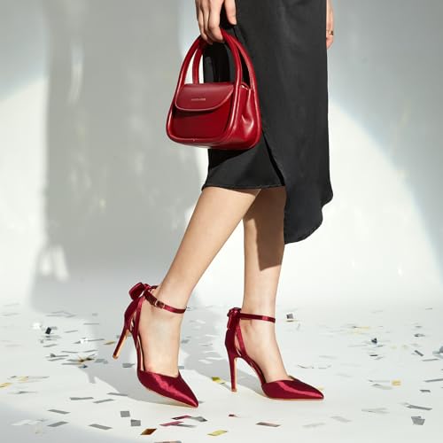 50% Off Trary Women's Stiletto Pumps with Bow Knot