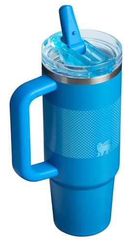 stanley quencher protour flip straw tumbler with leakproof lid  built-in straw amp handle  cupholder compatible for travel  insulated stainless steel cup  bpa-free