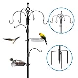 Bird Feeding Station 75" - Metal Heavy Duty Feeder Kit