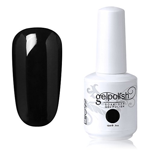 Elite99 Gel Nail Polish Soak Off UV LED Gel Lacquer Nail Art Manicure Varnish 15ml Black 1348 Elite99 Gel Nail Polish Soak Off UV LED Gel Lacquer Nail Art Manicure Varnish 15ml Black 1348