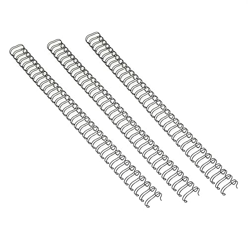 Reliures métalliques pas 3:1 noir pour assembler vos cahiers de recettes