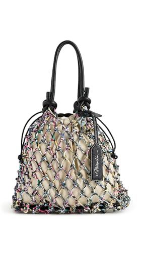 3.1 Phillip Lim Women's Printed Macrame Mini Sac, Blk Multi,