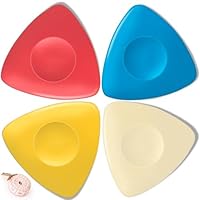 Soecskot 4 Pack Tailors Chalk, Sewing Chalk for Fabric, Professional Washable Triangle Fabric Marker for Quilting, Crafts, Sewing Supplies Accessories