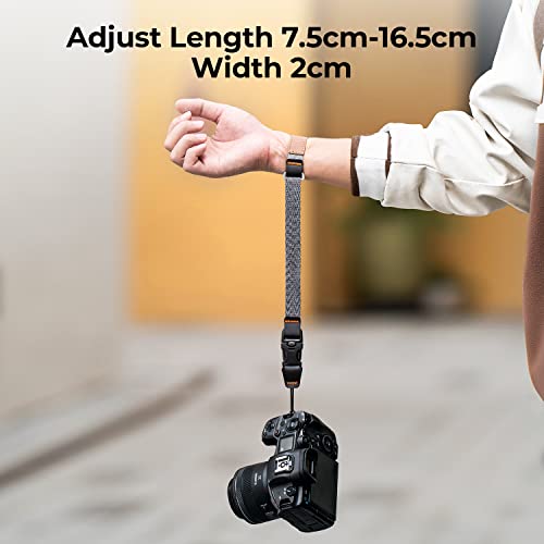 K&F Concept Camera Wrist Strap with Quick Release,Camera Hand Strap for All DSLR Camera Nikon Canon Sony Pentax - Image 3