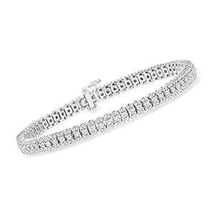 Ross-Simons 3.50 ct. t.w. Diamond Tennis Bracelet in Sterling Silver