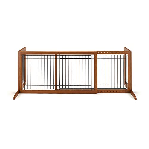 Richell 94136 Wood Freestanding Pet Gate thumb #1