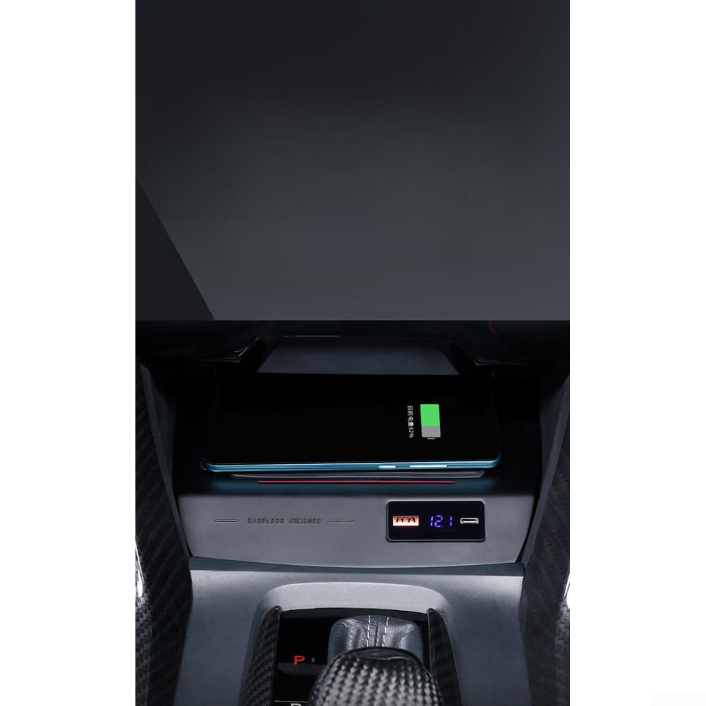 Cargador de coche con pantalla digital de 15 W para Civic 2016 2017 2018