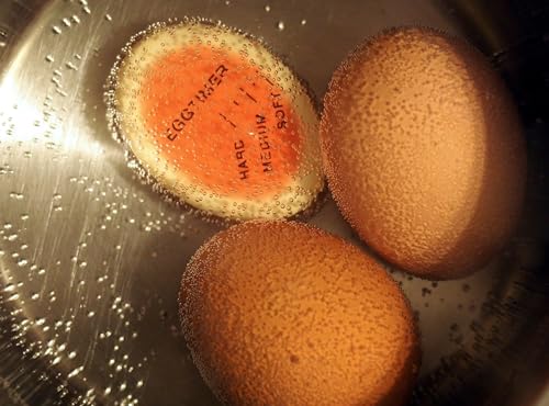 Iconikal Egg Timer 2-Pack, BPA Free Color Changing for Soft or Hard Boiled Eggs