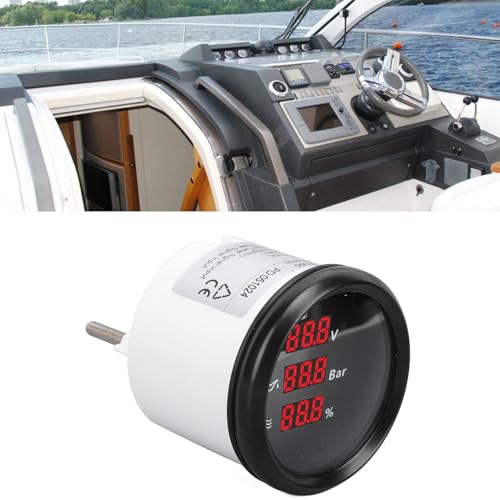 Indicador digital de 52mm resistente al agua para evitar fallos de presión y voltaje 4