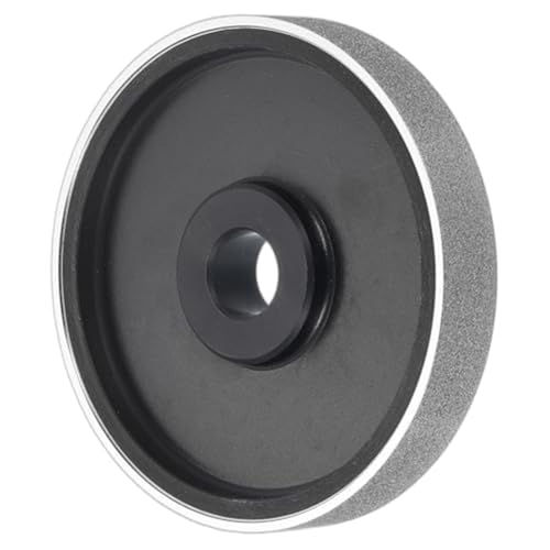Meule diamantée pour lapidaires 6 pouces grain 120 avec alésage 1 pouce pour marbre