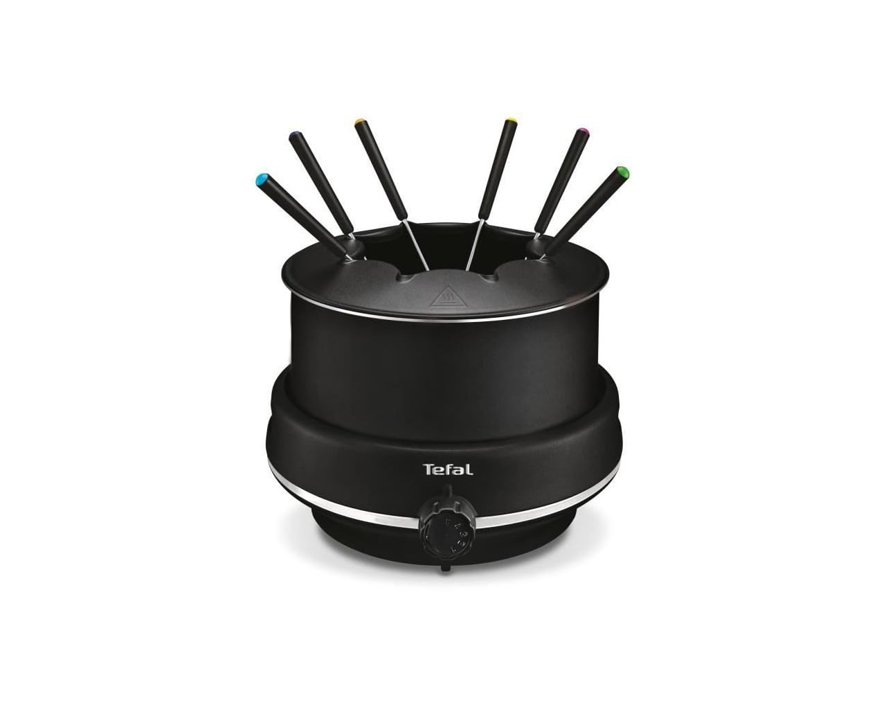 Macchina per fonduta TEFAL, 6 persone, Rivestimento antiaderente, Facile da pulire, Prodotto in Francia, Easy Fondue EF261800