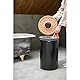 Brabantia Wäschebox mit Korkdeckel, Schwarz, 60 L