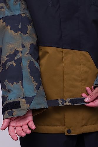 686 Men's Geo Insulated Jacket - Breathable Thermal Clothing with Asymmetrical Look - Water & Weather Resistant4