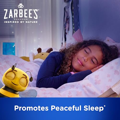 Zarbee's Kids Melatonin Sleep Chewable Tablets, 1mg Melatonin, 50 ct - image 4