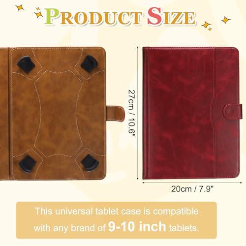 Housse tablette 9-10 pouces rouge pour eviter les rayures d ecran