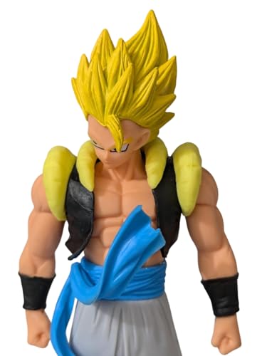 Image of Awestuffs Yellow Large Action Figure Limited Edition Figure Toy Statue Merchandise for Anime Lovers (DBZ gokuu Go-Geta)