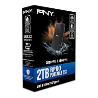 PNY RP60 2TB USB 3.2 Gen 2x2 Typ-C Portable SSD - 2.000MB/s Lesegeschwindigkeit (PSD0CS3060-2TB-RB) – Ansicht 8
