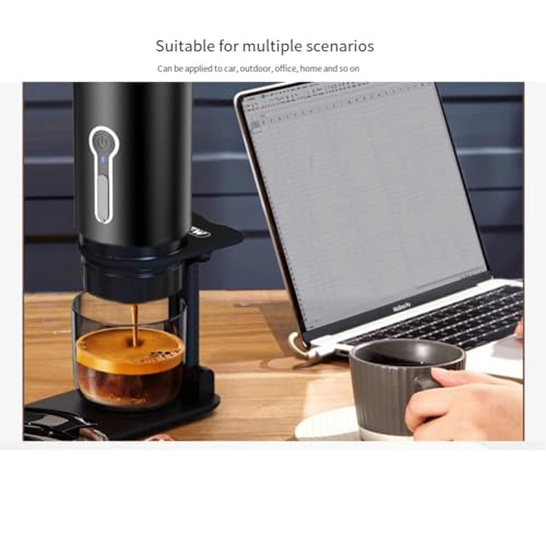 Cafetera portátil eléctrica mini para viaje con capacidad grande miniatura 6