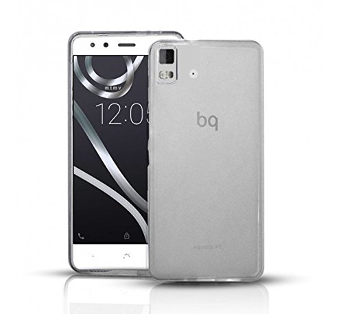 Todobarato24h Funda Gel Lisa Transparente Compatible con BQ AQUARIS E5 HD FHD